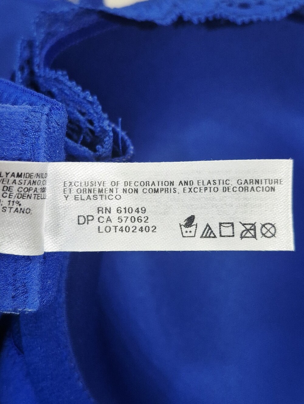 38D Wacoal b.tempt'd 953223 Always Composed T-Shirt UW Bra Blue - Picture 10 of 12